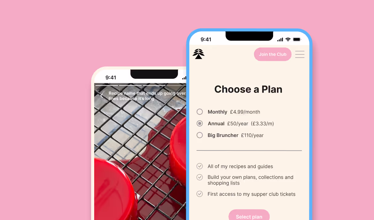 How to Start a Recipe Membership Site