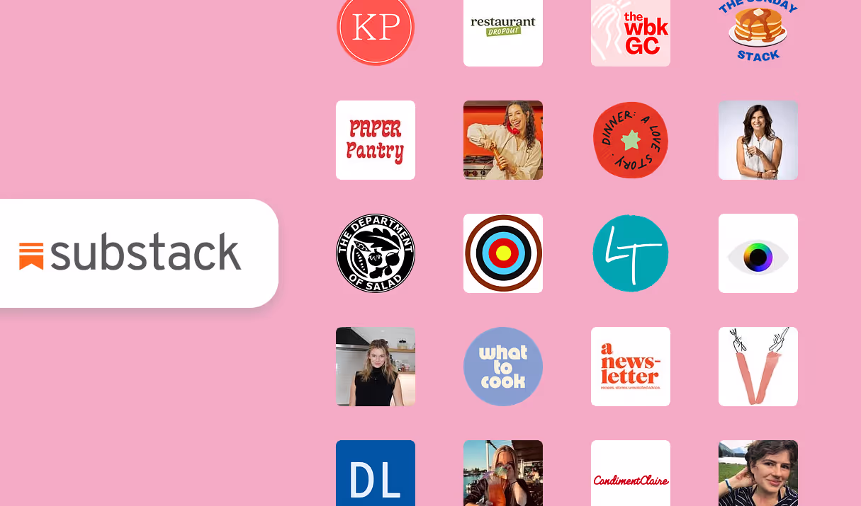 Top 25: The Most Successful Food Substacks